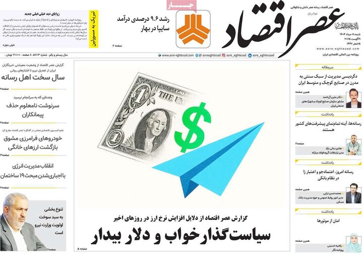 روزنامه اقتصادی 18