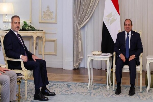 Fidan, Mısır Cumhurbaşkanı Abdülfettah es-Sisi ile görüştü