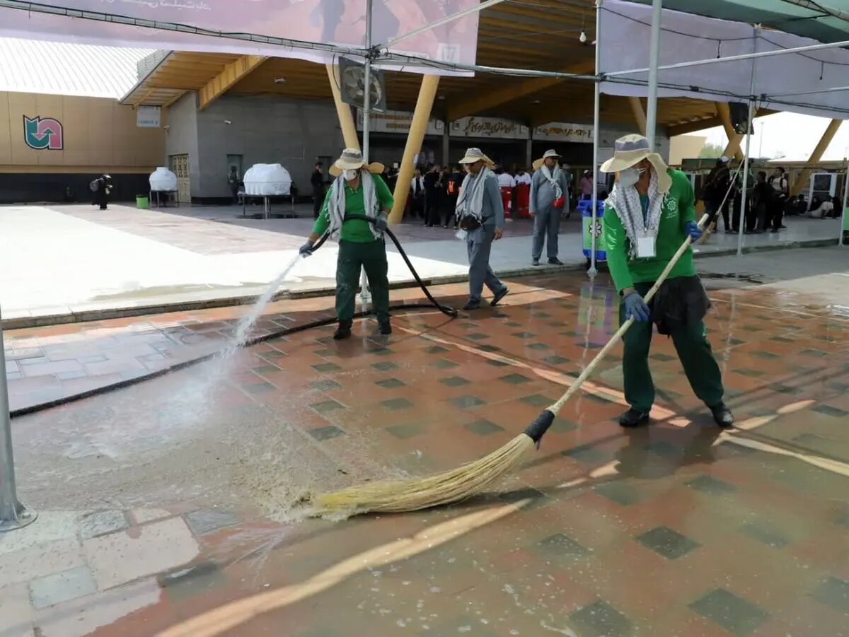 روایتی از مردان آفتابسوخته مرز شلمچه؛ پاکبانی از قدم های زائران