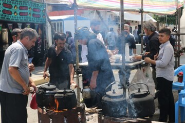 کامیاران، گذرگاه اربعین؛ برکت همدلی در استقبال از زائران حسینی
