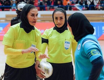 Iranian duo to officiate at 2025 FIFA Futsal Women's World Cup