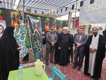 بازدید مسئولان کردستان از مواکب اربعین حسینی مرز باشماق