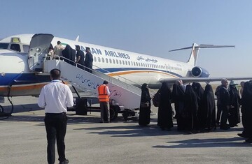 انجام پرواز فوق العاده اربعین حسینی به مقصد نجف در فرودگاه شهدای اراک