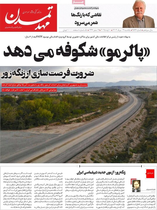 روزنامه های آذربایجان‌شرقی