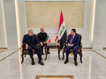 Laricani, Irak ulusal güvenlik danışmanı ile görüştü