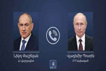 Paşinyan ile Putin arasında telefon görüşmesi