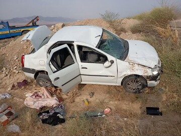 واژگونی خودرو در محور دالاهو ۳ فوتی به‌جا گذاشت 