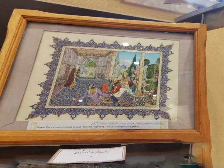 رازهای ۵اثر ناشناخته استاد فرشچیان در موزه هنرستان هنرهای زیبای اصفهان