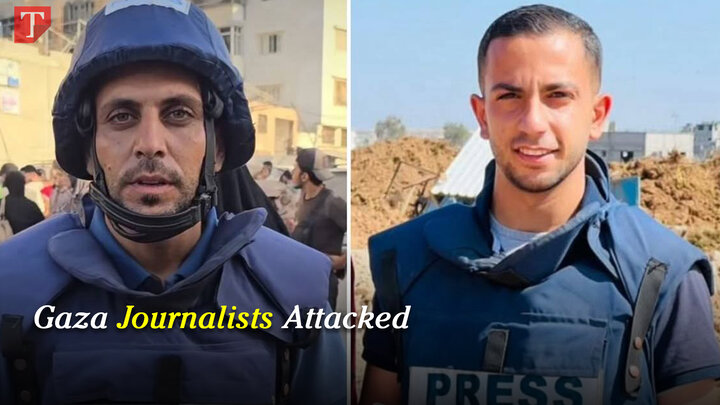 Gazan Journalists attacked by Israel