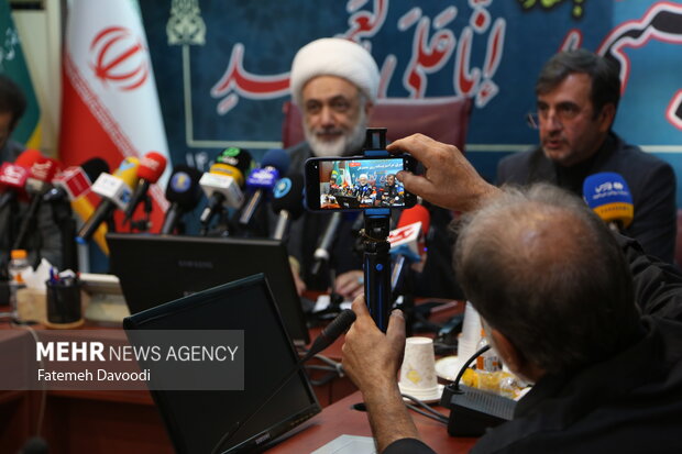 نشست خبری مراسم پیاده‌روی جاماندگان اربعین حسینی در شهرری