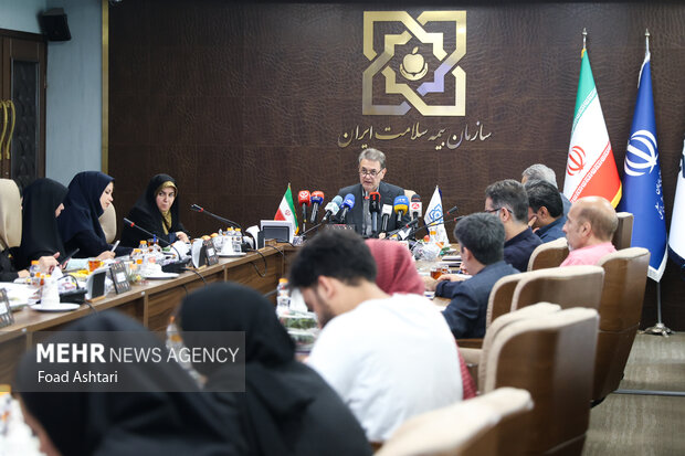 نشست خبری مدیر عامل بیمه سلامت ایران
