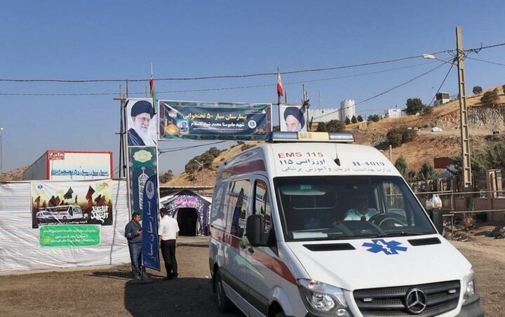 ارائه خدمات بهداشتی و درمانی به ۸۷۰ زائر اربعین در مرز باشماق