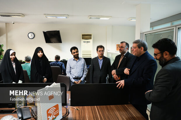 بازدید رییس سازمان بهزیستی از خبرگزاری مهر