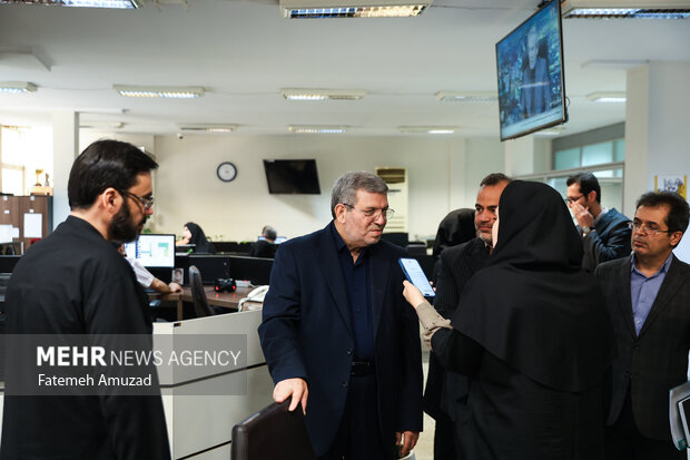بازدید رییس سازمان بهزیستی از خبرگزاری مهر