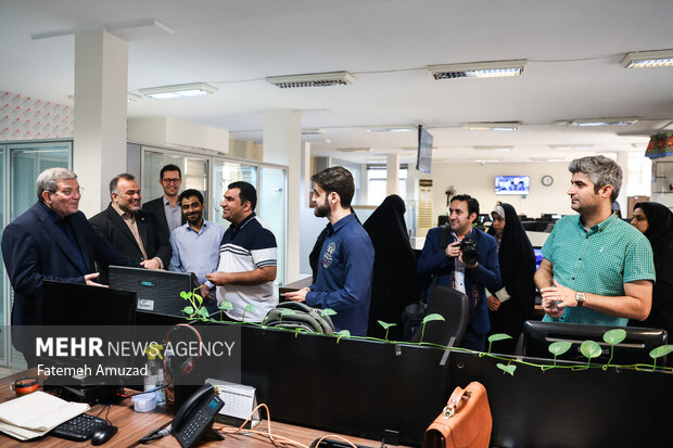 بازدید رییس سازمان بهزیستی از خبرگزاری مهر