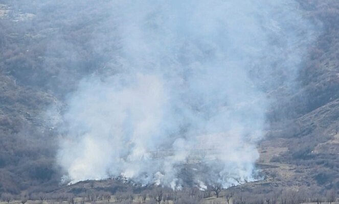  آتش سوزی ۲ هکتار از جنگل‌های کشل ورزل رشت مهار شد