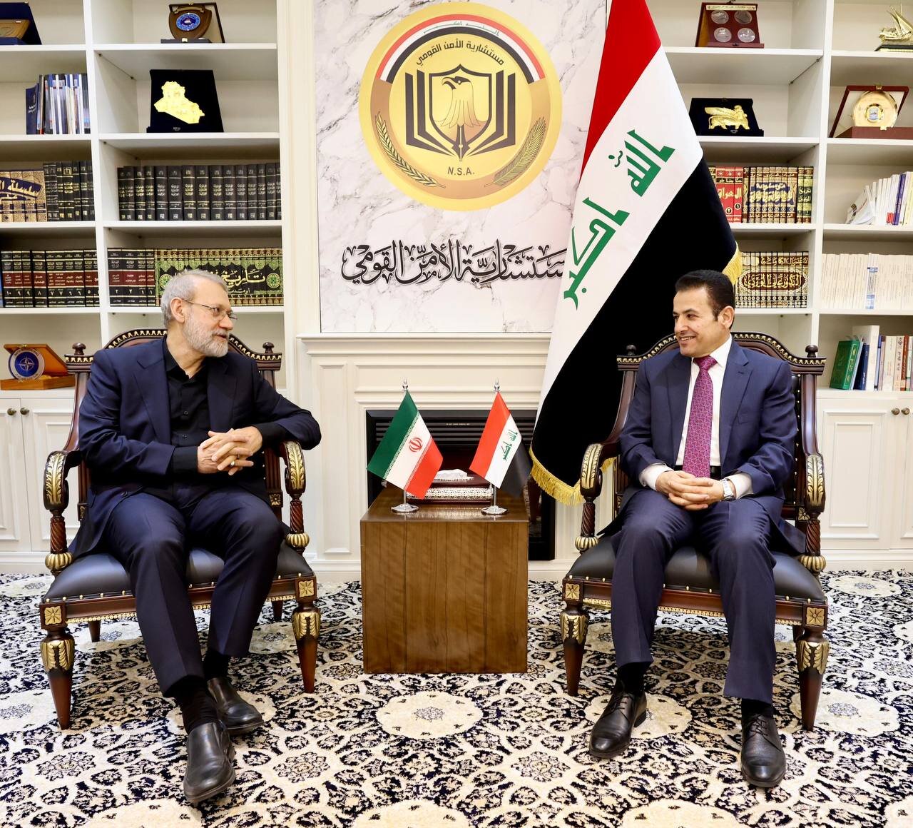 Larijani in talks with Iraq's National Security Advisor