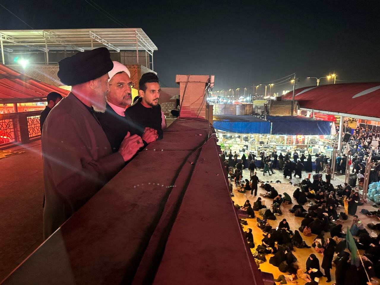 بازدید رایزن فرهنگی ایران از برخی موکب های پیاده روی اربعین ۱۴۰۴