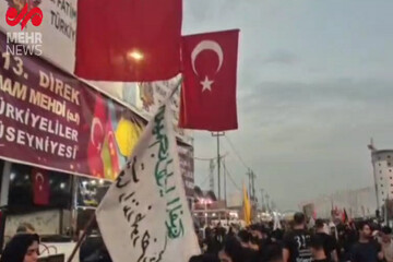 Türk çadırları Erbain yürüyüşünde hizmet sunuyor