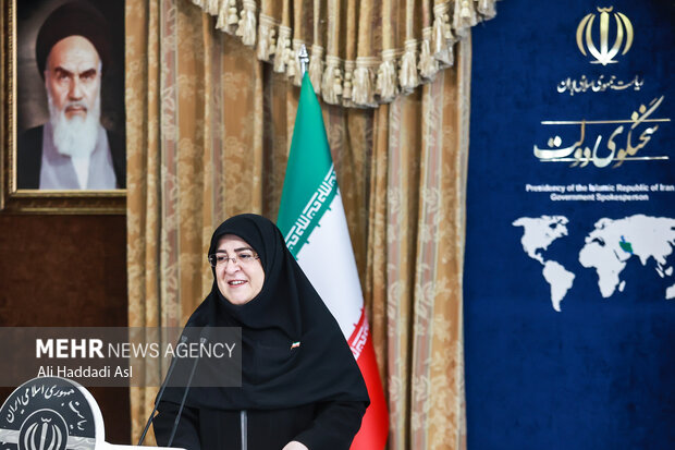 نشست خبری سخنگوی دولت