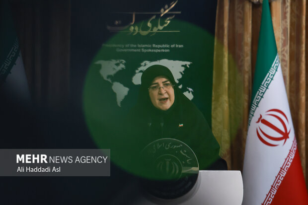 نشست خبری سخنگوی دولت