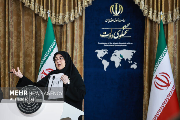 نشست خبری سخنگوی دولت