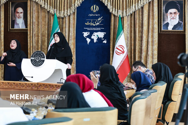 نشست خبری سخنگوی دولت