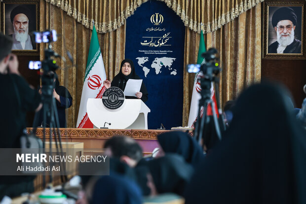 نشست خبری سخنگوی دولت