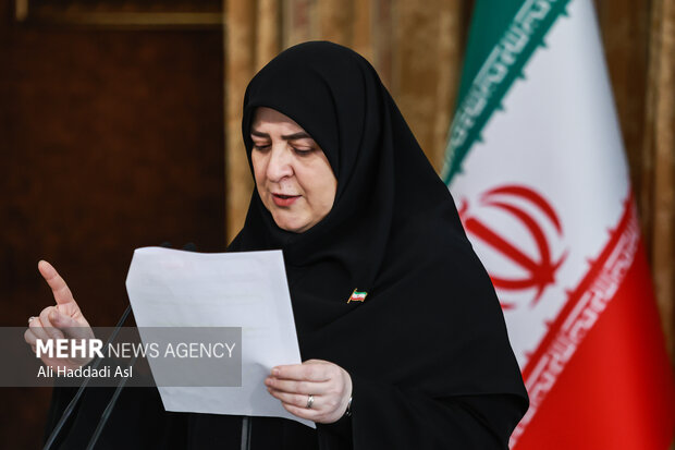نشست خبری سخنگوی دولت