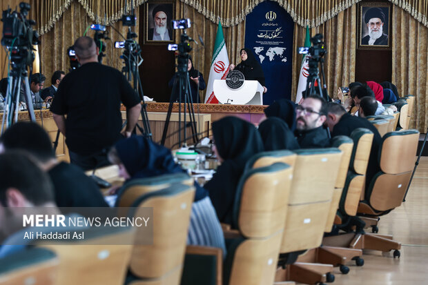 نشست خبری سخنگوی دولت