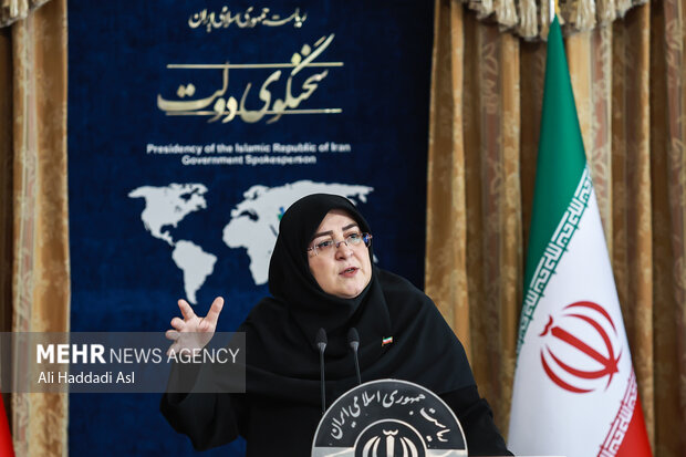 نشست خبری سخنگوی دولت