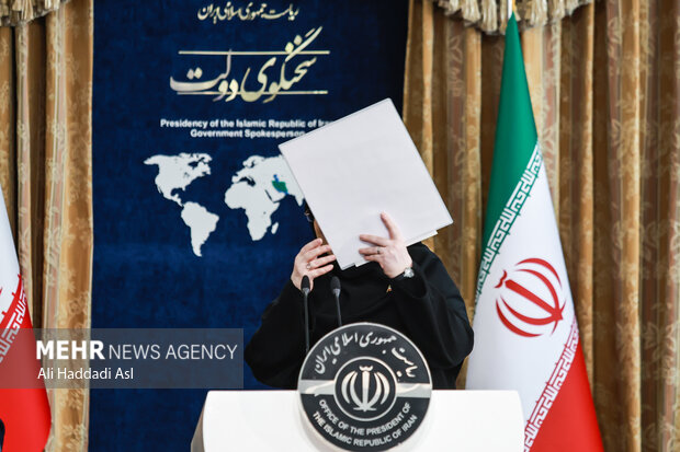 نشست خبری سخنگوی دولت