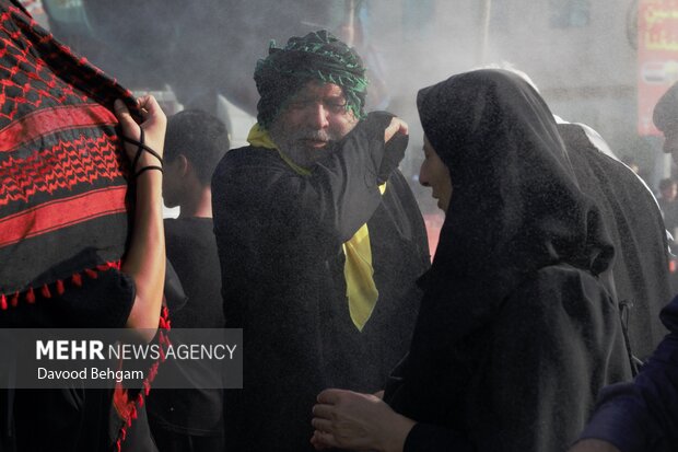 زائران اربعین حسینی در نجف