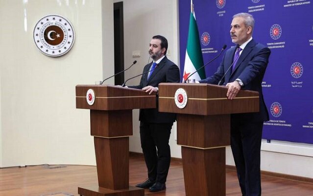 Fidan ve Suriyeli mevkidaşı Şeybani'den ortak basın toplantısı