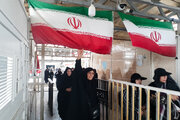 تردد زوار اربعین حسینی در مرز مهران