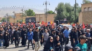 فيديو..مسيرة احياء زيارة الاربعين في شيراز للذين فاتتهم الزيارة في كربلاء
