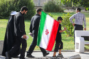 قدرت‌نمایی موشک‌های ایرانی در مسیر پیاده‌روی جاماندگان اربعین در آمل