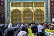 آماده‌سازی فضای حرم مطهر امام رضا(ع) به مناسبت فرارسیدن دهه ولایت 