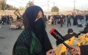 پاکستانی خاتون زائر کا مہر نیوز کے سوال پر دلچسپ ردِعمل