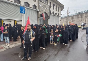 احياء زيارة الاربعين في رشت للذين فاتتهم الزيارة في كربلاء