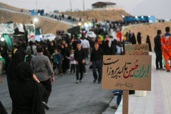 پیاده‌روی جاماندگان اربعین در شهرکرد