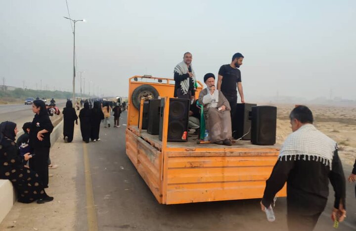 شکوه پیادهروی جاماندگان اربعین در «دیر»؛ از عشق حسینی تا پیام مقاومت