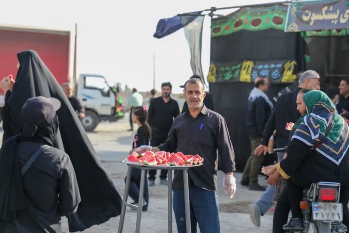 مواکب جنوب‌شرق استان تهران در مراسم جاماندگان اربعین