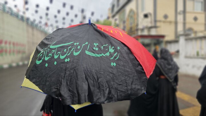 تصاویری از آغاز راهپیمایی جاماندگان اربعین حسینی در رشت