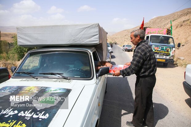 زائران پیاده «چناران شهر» خراسان شمالی