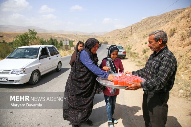 زائران پیاده «چناران شهر» خراسان شمالی