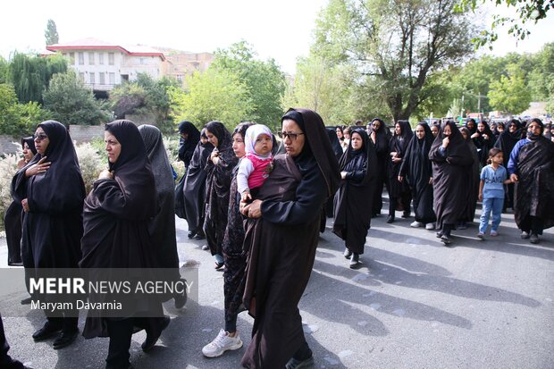 زائران پیاده «چناران شهر» خراسان شمالی