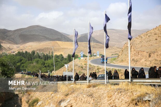 زائران پیاده «چناران شهر» خراسان شمالی