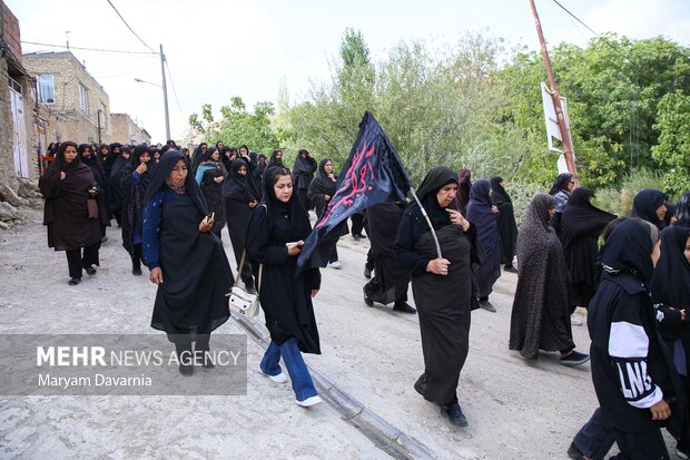 زائران پیاده «چناران شهر» خراسان شمالی