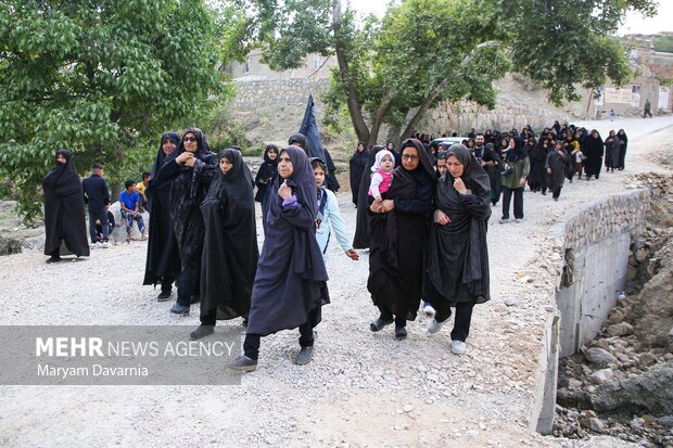 زائران پیاده «چناران شهر» خراسان شمالی